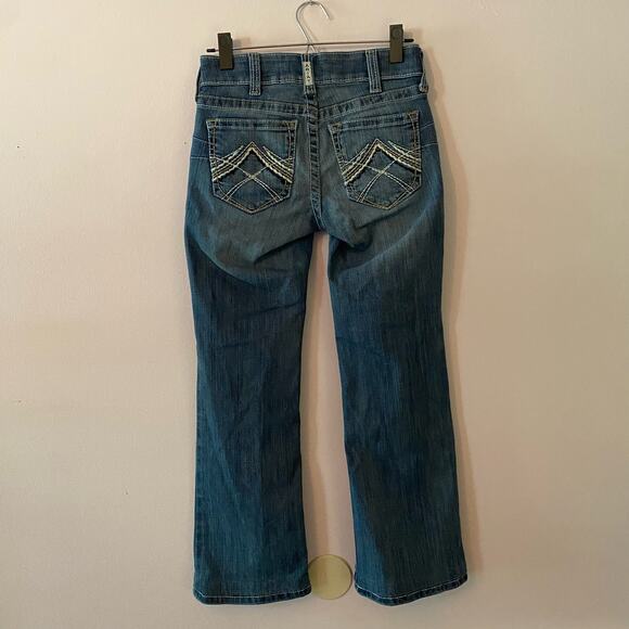 Ariat Women's Boot Cut Jeans - Blue - Picture 3 of 9